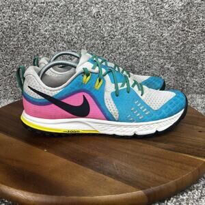 Nike Air Zoom Wildhorse 5 Light Orewood Neon Mens Size 10 Running Sneakers Shoes
